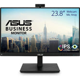 Asus Be24eqsk 24” Ips Full Hd Video Conferencing Adjustable 2mp Webcam Ai Noise Canceling Mic, Speakers & Height Adjustable - CompuMe